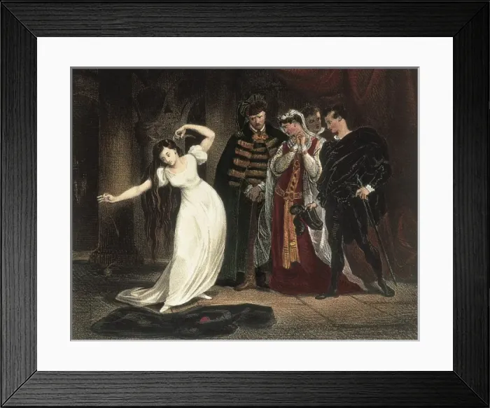 Framed Print : DEVERIA, Eug讥(1805-1865);SHAKESPEARE, William Framed Print : DEVERIA, Eug讥(1805-1865);SHAKESPEARE, William