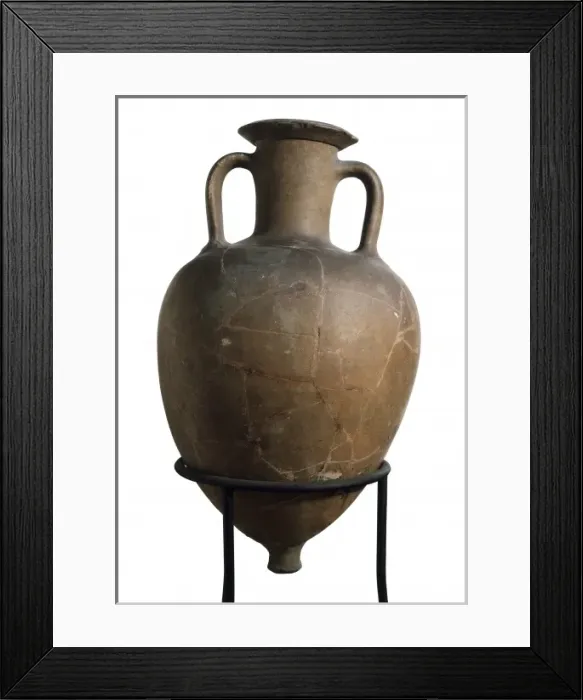 Framed Print : Oil amphora. Greek art. Ceramics. SPAIN. Barcelona Framed Print : Oil amphora. Greek art. Ceramics. SPAIN. Barcelona