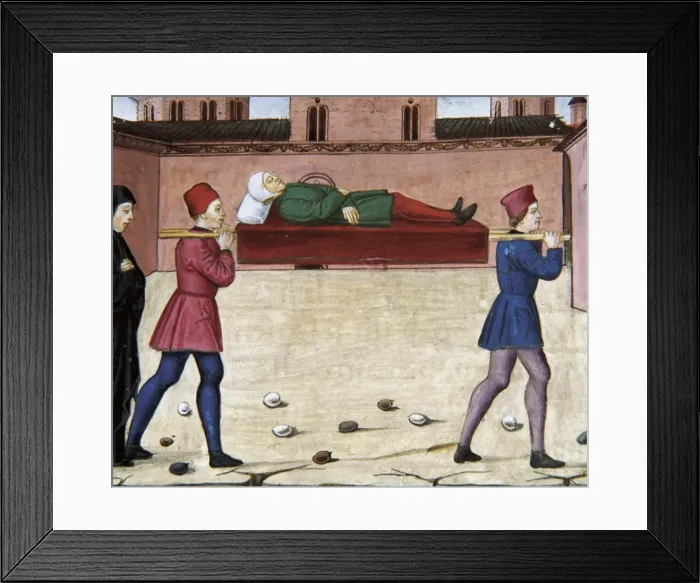 Framed Print : DE PREDIS, Cristoforo (1440-1486). Stories of Framed Print : DE PREDIS, Cristoforo (1440-1486). Stories of