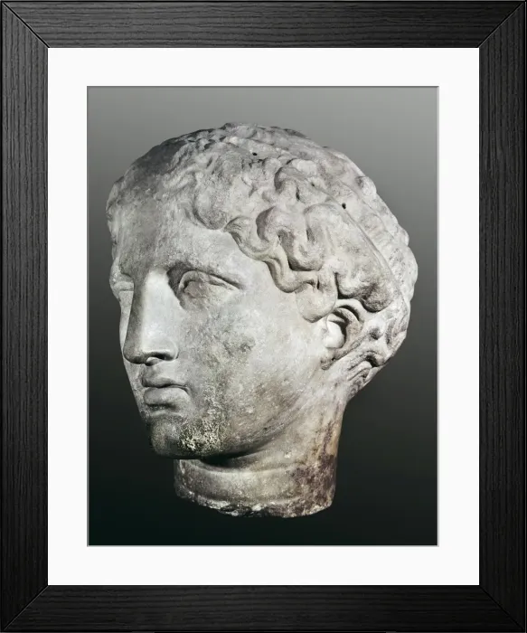 Framed Print : Dipylon Head. ca. 590 BC. GREECE. Athens. Kerameikos Framed Print : Dipylon Head. ca. 590 BC. GREECE. Athens. Kerameikos