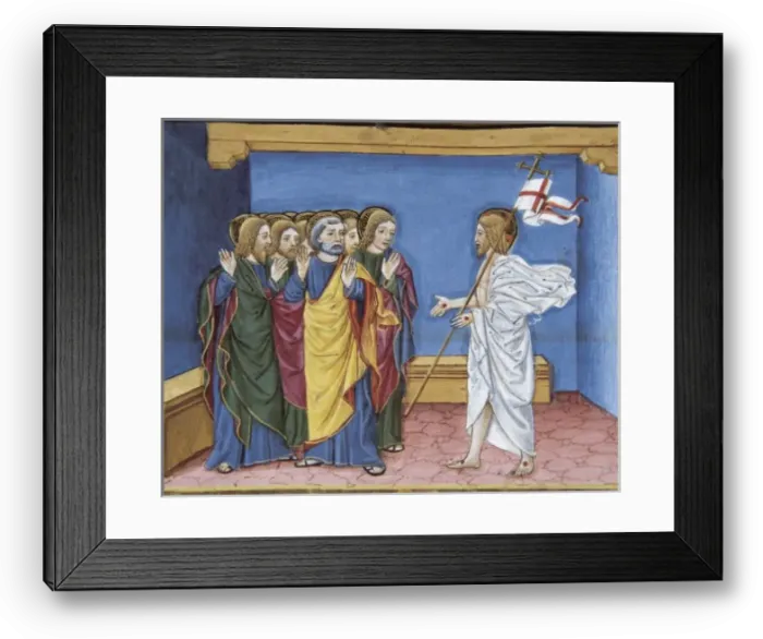Framed Print : DE PREDIS, Cristoforo (1440-1486). Stories of Framed Print : DE PREDIS, Cristoforo (1440-1486). Stories of