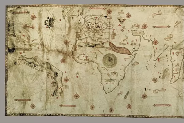 The Caverio Map or Caveri Map, circa 1505. This