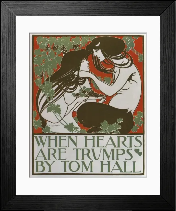Framed Print : Advertisment of the novel When Hearts are Trumps Framed Print : Advertisment of the novel When Hearts are Trumps