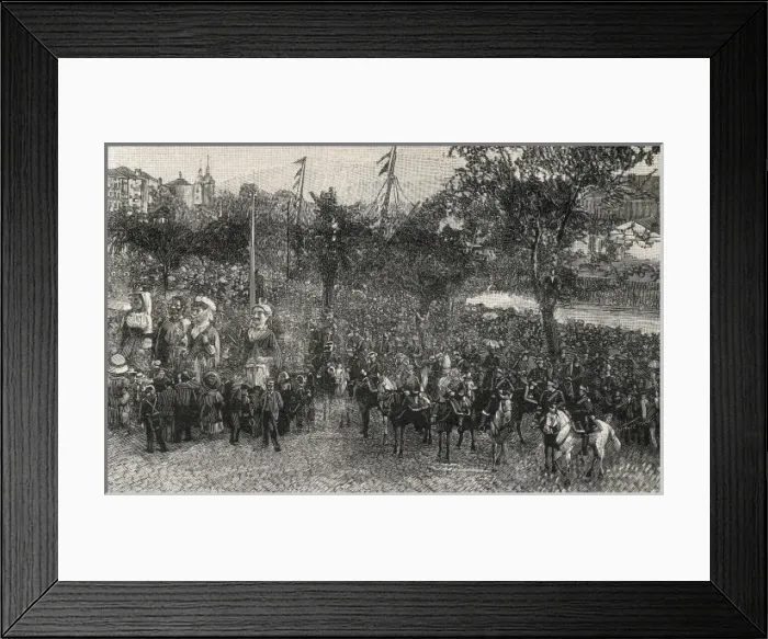 Framed Print : Spain (20th c. ). Visit of Alfonso XIII to Bilbao Framed Print : Spain (20th c. ). Visit of Alfonso XIII to Bilbao