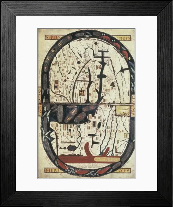 Framed Print : L Apocalypse de Saint Sever. 11th c. Copy of Framed Print : L Apocalypse de Saint Sever. 11th c. Copy of
