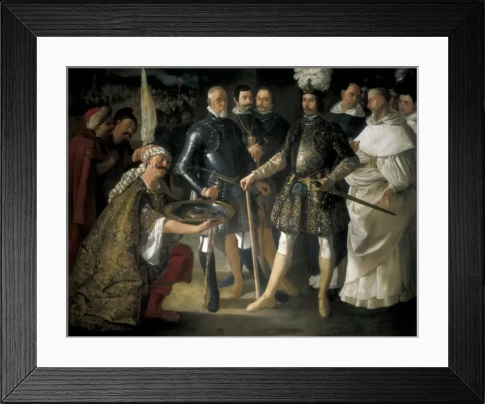 Framed Print : ZURBARAN, Francisco de (1598-1664). Surrender Framed Print : ZURBARAN, Francisco de (1598-1664). Surrender