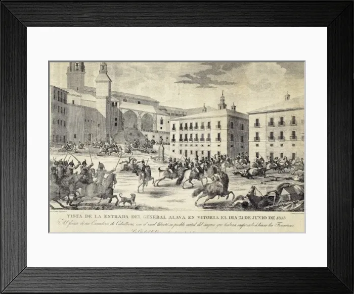 Framed Print : Spain. Peninsular War (1808-1814). Entrance of Framed Print : Spain. Peninsular War (1808-1814). Entrance of