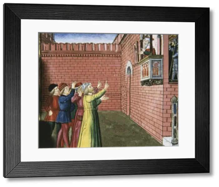 Framed Print : DE PREDIS, Cristoforo (1440-1486). Stories of Framed Print : DE PREDIS, Cristoforo (1440-1486). Stories of