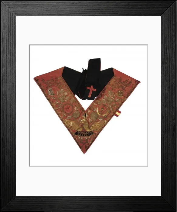 Framed Print : Masonic chain. Jewelry. ITALY. Milan. Risorgimento