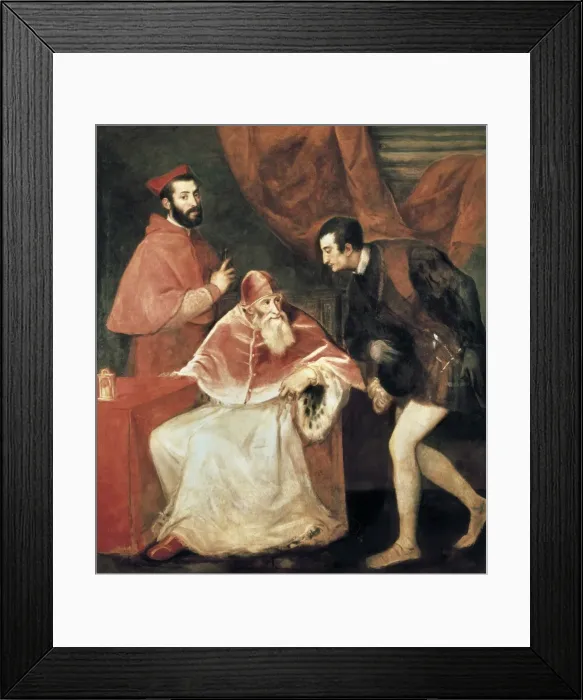 Framed Print : TTITIA, Tiziano Vecello, also called (1490-1576) Framed Print : TTITIA, Tiziano Vecello, also called (1490-1576)