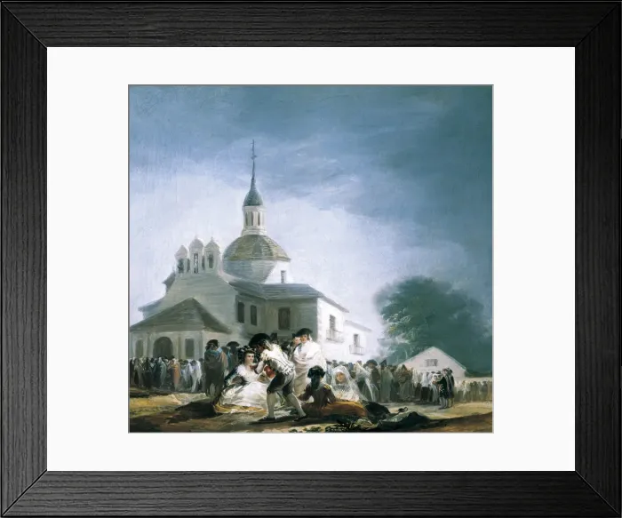 Framed Print : GOYA Y LUCIENTES, Francisco de (1746-1828). Pilgrimage Framed Print : GOYA Y LUCIENTES, Francisco de (1746-1828). Pilgrimage