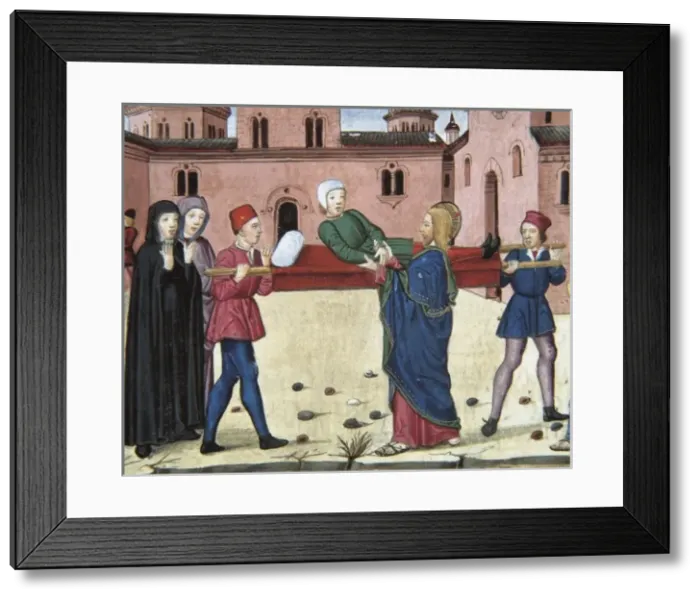 Framed Print : DE PREDIS, Cristoforo (1440-1486). Stories of Framed Print : DE PREDIS, Cristoforo (1440-1486). Stories of