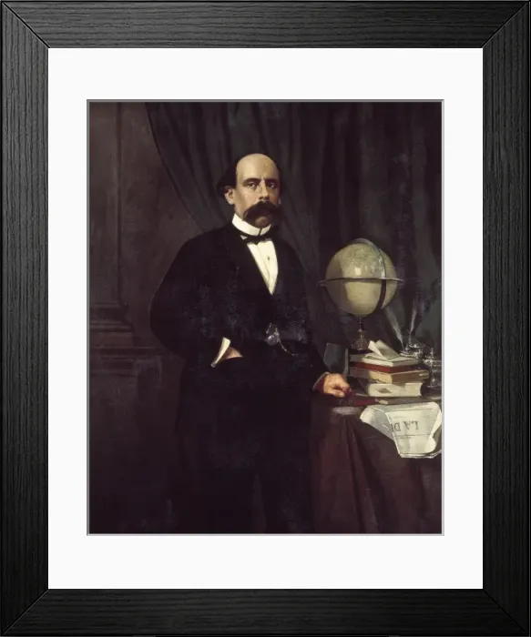 Framed Print : CASTELAR, Emilio (1832-1899). Spanish republican Framed Print : CASTELAR, Emilio (1832-1899). Spanish republican