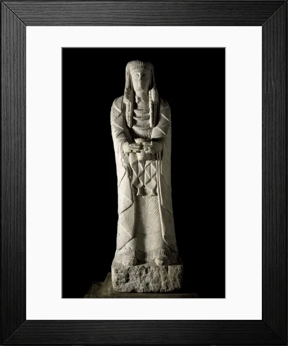 Framed Print : Lady from El Cerro de los Santos. 3rd BC. Sandstorm Framed Print : Lady from El Cerro de los Santos. 3rd BC. Sandstorm