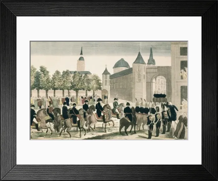 Framed Print : Spain. Peninsular War. Triumphal entrance of Framed Print : Spain. Peninsular War. Triumphal entrance of