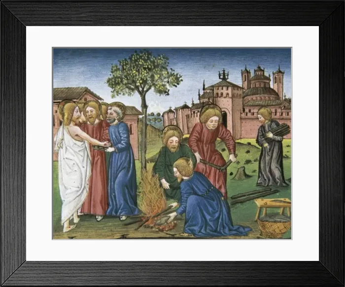 Framed Print : DE PREDIS, Cristoforo (1440-1486). Stories of Framed Print : DE PREDIS, Cristoforo (1440-1486). Stories of