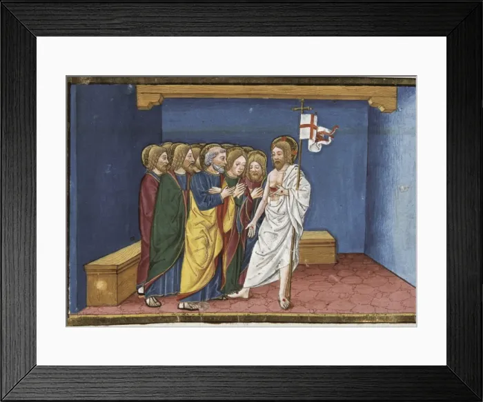Framed Print : DE PREDIS, Cristoforo (1440-1486). Stories of Framed Print : DE PREDIS, Cristoforo (1440-1486). Stories of
