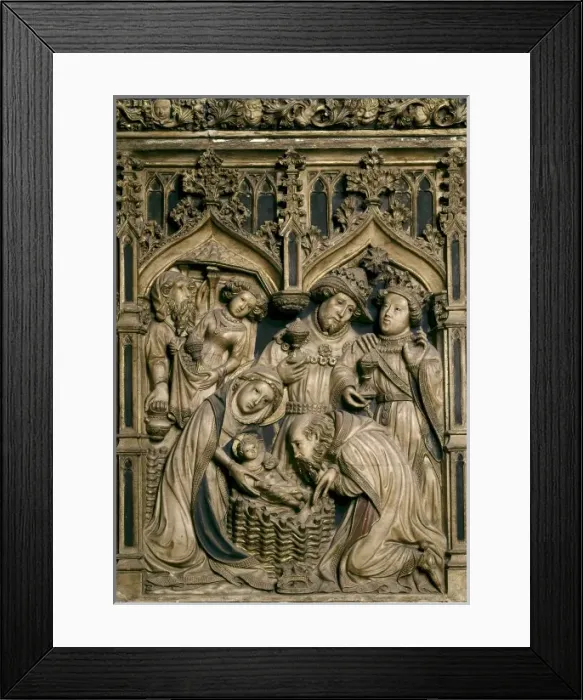 Framed Print : OLLER, Pere (15th century). Altarpiece of Saint