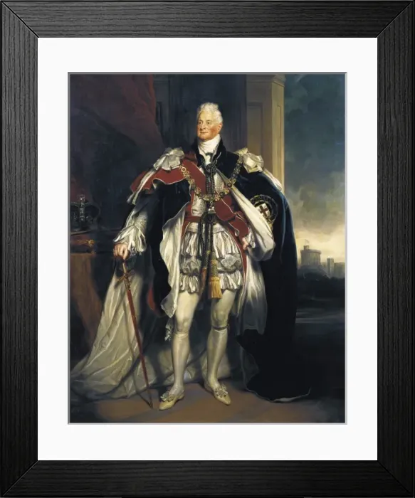 Framed Print : HEALY, George (1813-1894). William IV, King of Framed Print : HEALY, George (1813-1894). William IV, King of