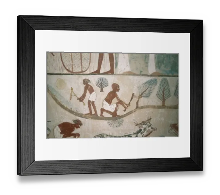 Framed Print : Tomb of Menna. EGYPT. Dayr al-Bahri. Valley of Framed Print : Tomb of Menna. EGYPT. Dayr al-Bahri. Valley of