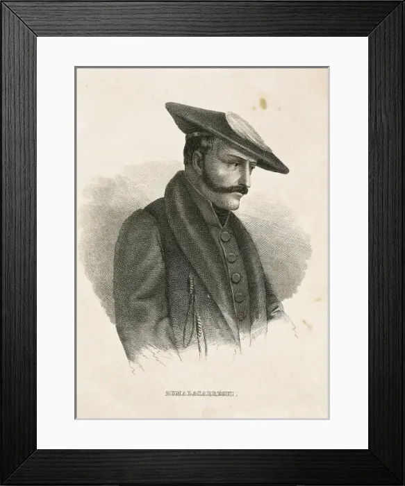 Framed Print : ZUMALACARREGUI, Tom᳠(1788-1835). Carlist general Framed Print : ZUMALACARREGUI, Tom᳠(1788-1835). Carlist general