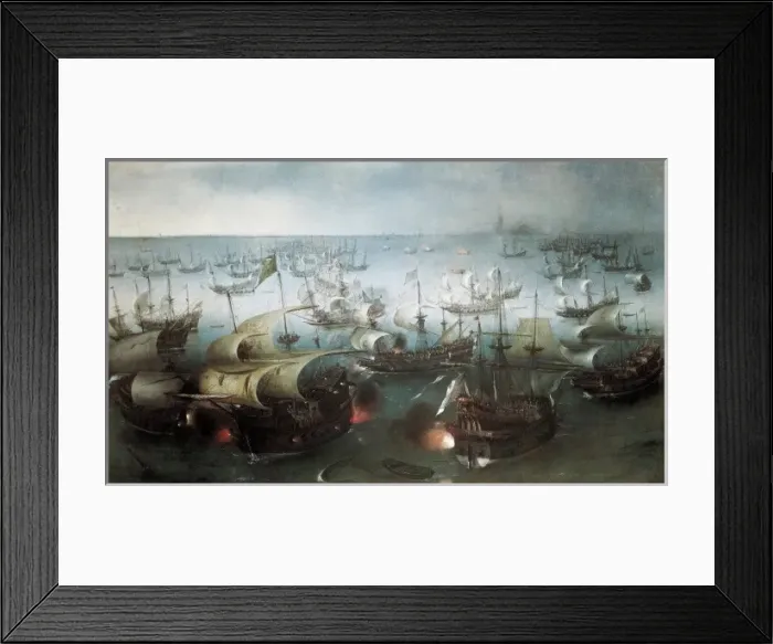 Framed Print : VROOM, Hendrick-Cornelisz (1566-1640). The Invincible Framed Print : VROOM, Hendrick-Cornelisz (1566-1640). The Invincible