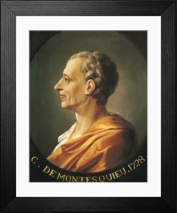 Framed Print : Montesquieu, Charles-Louis de Secondat, baron Framed Print : Montesquieu, Charles-Louis de Secondat, baron