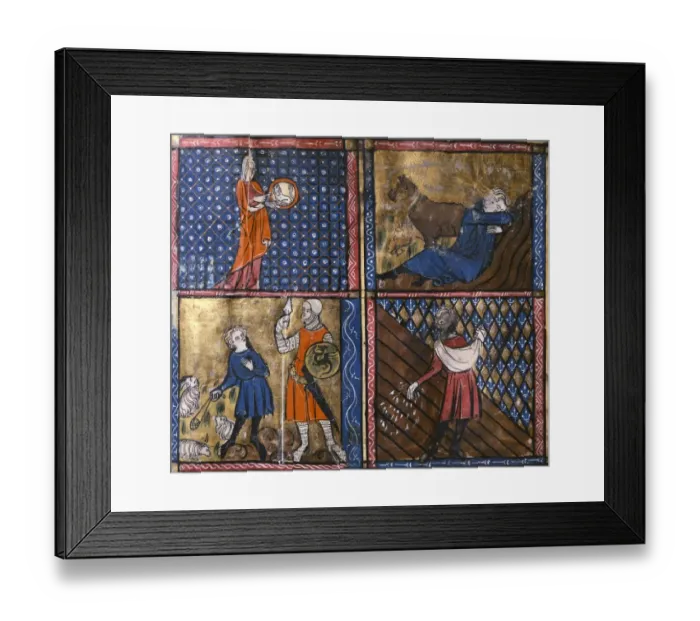 Framed Print : Doctrine Chretienne. French school. 18th century Framed Print : Doctrine Chretienne. French school. 18th century