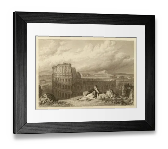 Framed Print : Byron, George Gordon Byron, 6th Baron, called Framed Print : Byron, George Gordon Byron, 6th Baron, called