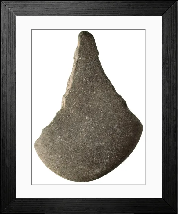 Framed Print : Stone tip. Mesolithic art. SPAIN. Barcelona Framed Print : Stone tip. Mesolithic art. SPAIN. Barcelona