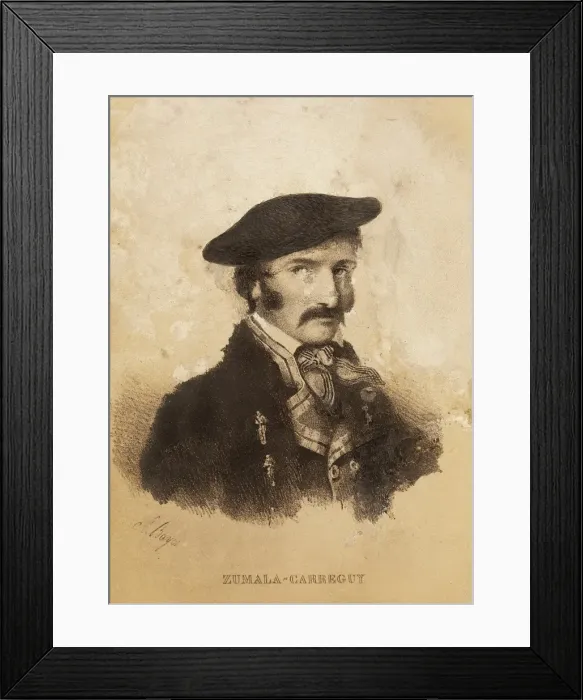 Framed Print : ZUMALACARREGUI, Tom᳠(1788-1835). Carlist general Framed Print : ZUMALACARREGUI, Tom᳠(1788-1835). Carlist general