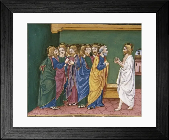 Framed Print : DE PREDIS, Cristoforo (1440-1486). Stories of Framed Print : DE PREDIS, Cristoforo (1440-1486). Stories of