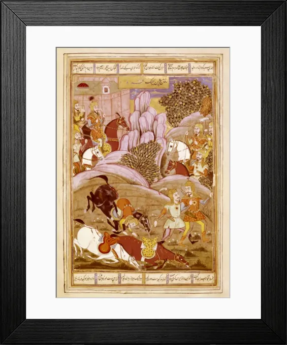 Framed Print : Shahnameh. The Book of Kings. 16th c. Book of Framed Print : Shahnameh. The Book of Kings. 16th c. Book of