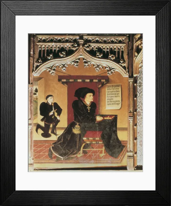 Framed Print : INGLɓ, Jorge (15th c. ). Altarpiece of the Angels Framed Print : INGLɓ, Jorge (15th c. ). Altarpiece of the Angels