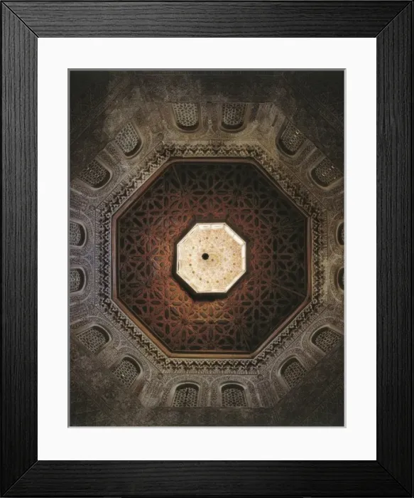Framed Print : Madrasah of Granada. 1349. SPAIN. Granada. Madrasah Framed Print : Madrasah of Granada. 1349. SPAIN. Granada. Madrasah