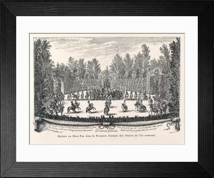 Framed Print : MOLIERE, Jean-Baptiste Poquelin, called (1622-1673) Framed Print : MOLIERE, Jean-Baptiste Poquelin, called (1622-1673)