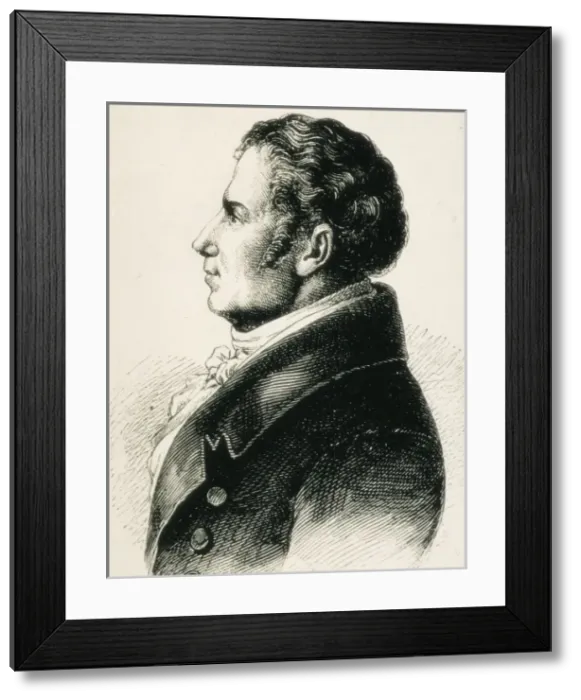 Framed Print : SCHLEGEL, August Wilhelm von (1767-1845). German Framed Print : SCHLEGEL, August Wilhelm von (1767-1845). German