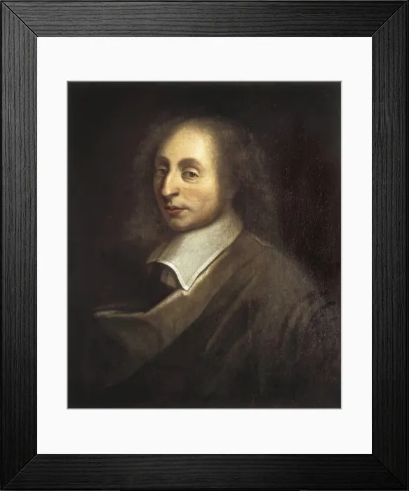 Framed Print : PASCAL, Blaise (1623-1662). French mathematican Framed Print : PASCAL, Blaise (1623-1662). French mathematican