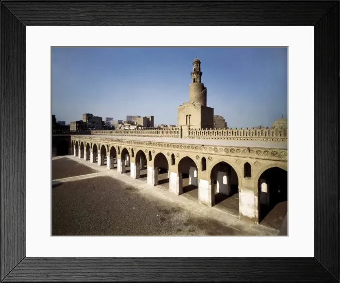 Framed Print : The Ibn Tulun Mosque. 879. EGYPT. Cairo. Islamic Framed Print : The Ibn Tulun Mosque. 879. EGYPT. Cairo. Islamic
