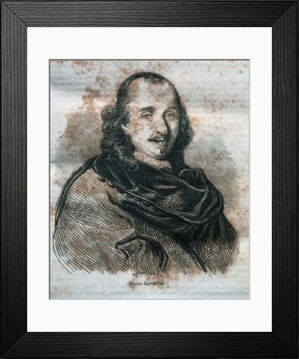 Framed Print : CORNEILLE, Pierre (1606-1684). French poet Framed Print : CORNEILLE, Pierre (1606-1684). French poet