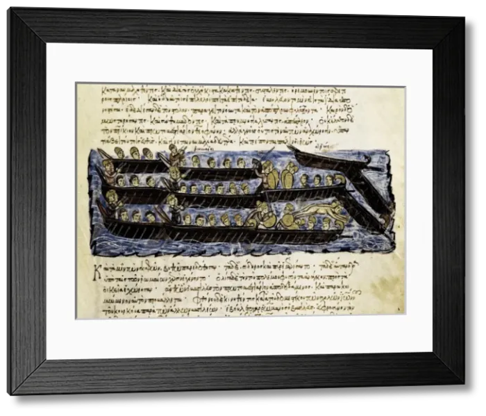 Framed Print : SKYLITZER, John (9th century). Madrid Skylitzes Framed Print : SKYLITZER, John (9th century). Madrid Skylitzes