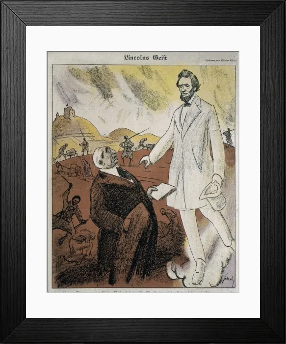 Framed Print : LINCOLN, Abraham (1809-1865). American politician Framed Print : LINCOLN, Abraham (1809-1865). American politician