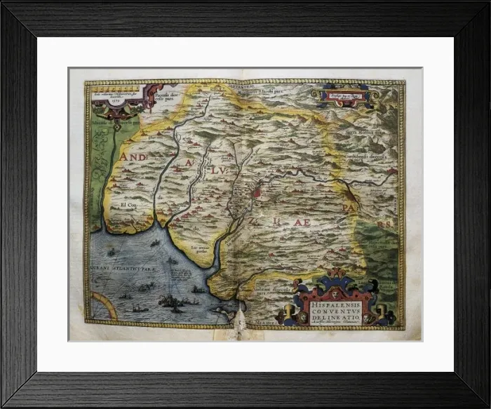 Framed Print : ORTELIUS, Abraham (1527-1598). Theatrum Orbis Framed Print : ORTELIUS, Abraham (1527-1598). Theatrum Orbis