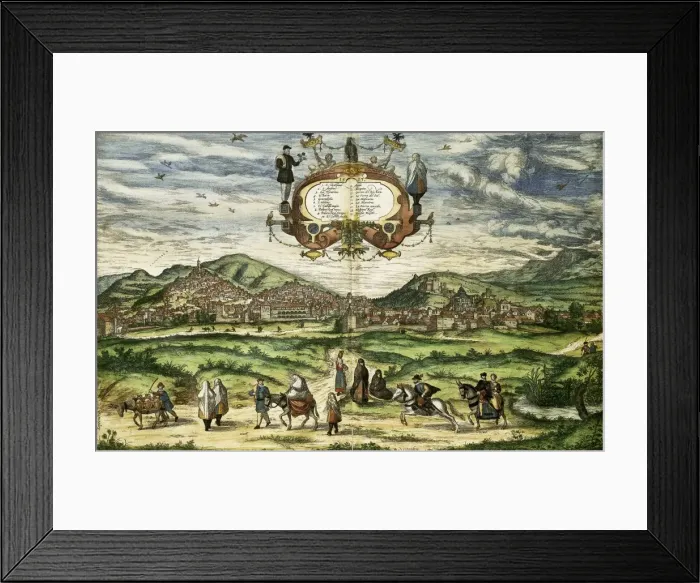 Framed Print : ORTELIUS, Abraham (1527-1598); BRAUN, George Framed Print : ORTELIUS, Abraham (1527-1598); BRAUN, George