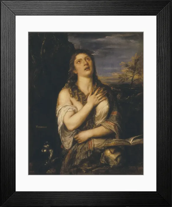 Framed Print : TTITIA, Tiziano Vecello, also called (1490-1576) Framed Print : TTITIA, Tiziano Vecello, also called (1490-1576)