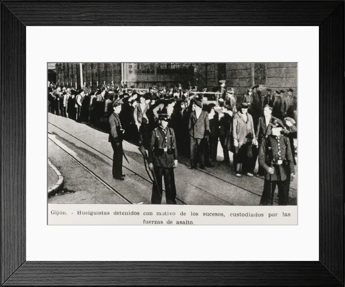 Framed Print : SPAIN. GijSpain. Second Republic (1931-1936) Framed Print : SPAIN. GijSpain. Second Republic (1931-1936)