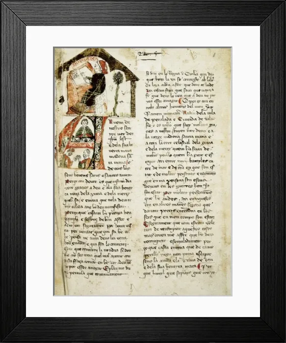 Framed Print : MUNTANER, Ram1265-1336). Catalan military Framed Print : MUNTANER, Ram1265-1336). Catalan military