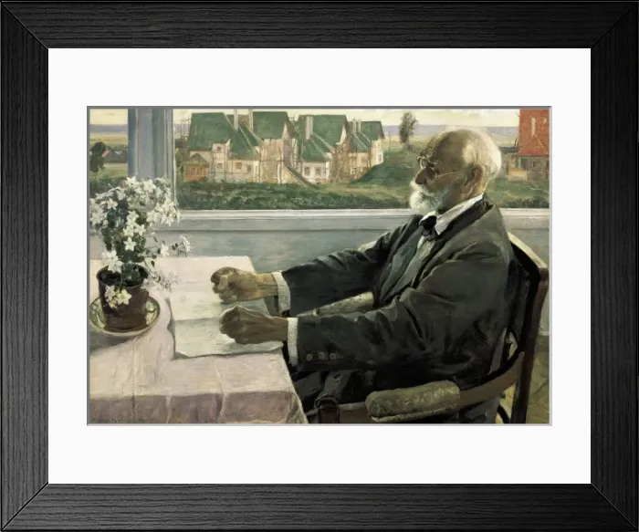 Framed Print : NESTEROV, Mikhail Vasilievich (1862-1942). Portrait Framed Print : NESTEROV, Mikhail Vasilievich (1862-1942). Portrait