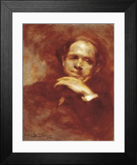 Framed Print : CARRIERE, Eug讥(1849-1906). Portrait of Pau Framed Print : CARRIERE, Eug讥(1849-1906). Portrait of Pau