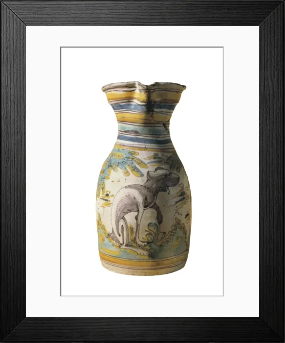 Framed Print : Jug (17th-18th centuries). Baroque art. Ceramics Framed Print : Jug (17th-18th centuries). Baroque art. Ceramics